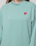 Triset Casual Long Sleeve T-Shirt Print Logo Love