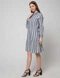 Triset Ladies Dresses Full Print Stripe