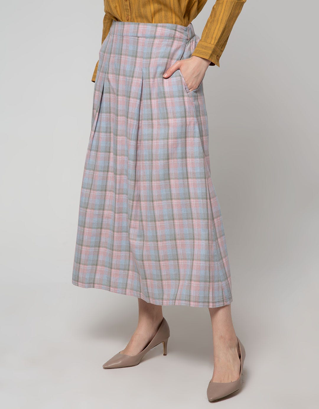 Triset Casual Skirts Print Cubes