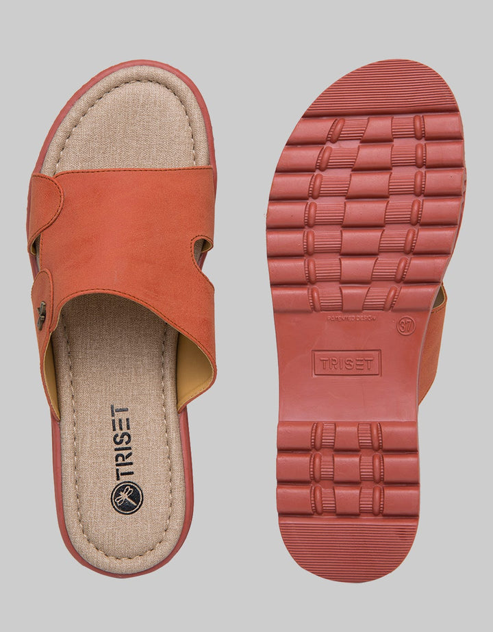 Triset Big Strap Slip On Sandals