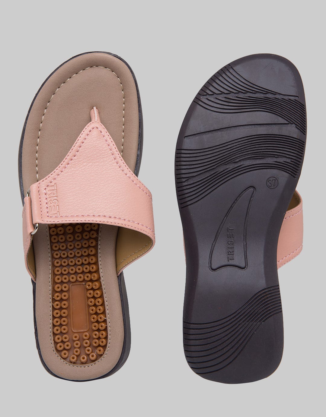 Triset Flat Thong Y-Strap Sandals
