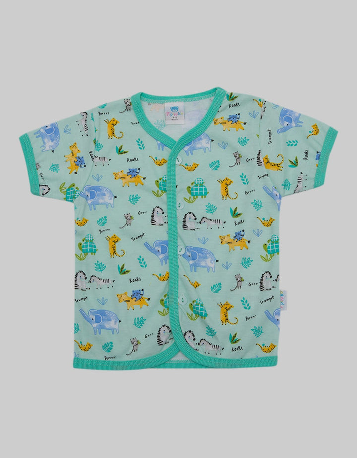 Pipiniko Short Sleeve Elephant And Friend Jo Print T-Shirt