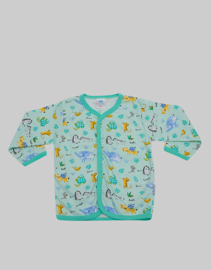 Pipiniko Long Sleeve Elephant And Friend Print T-Shirt