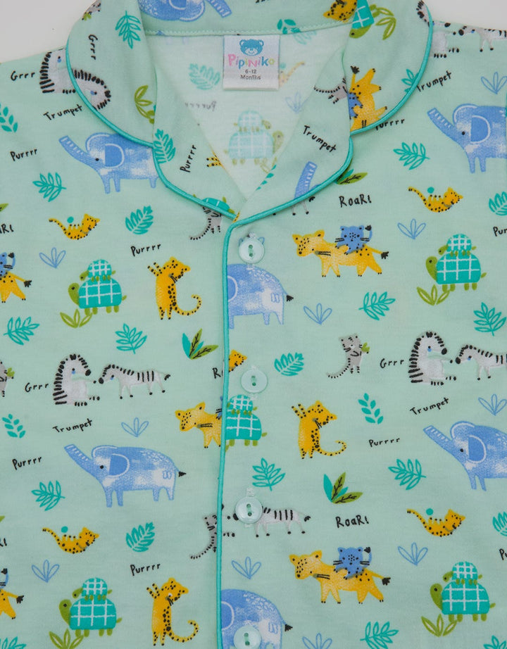 Pipiniko Top - Bottom Set Gajah Boy Jo