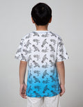 Aero Short Sleeve T-Shirt Ombre Outline Dino