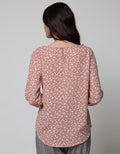 St. Yves Long Sleeve Blouse 7/8 Top Print Kuas