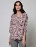 St. Yves Long Sleeve Blouse 7/8 Top Print Kuas