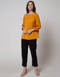 St. Yves Long Sleeve Blouse 7/8 Lyone Kancing Depan