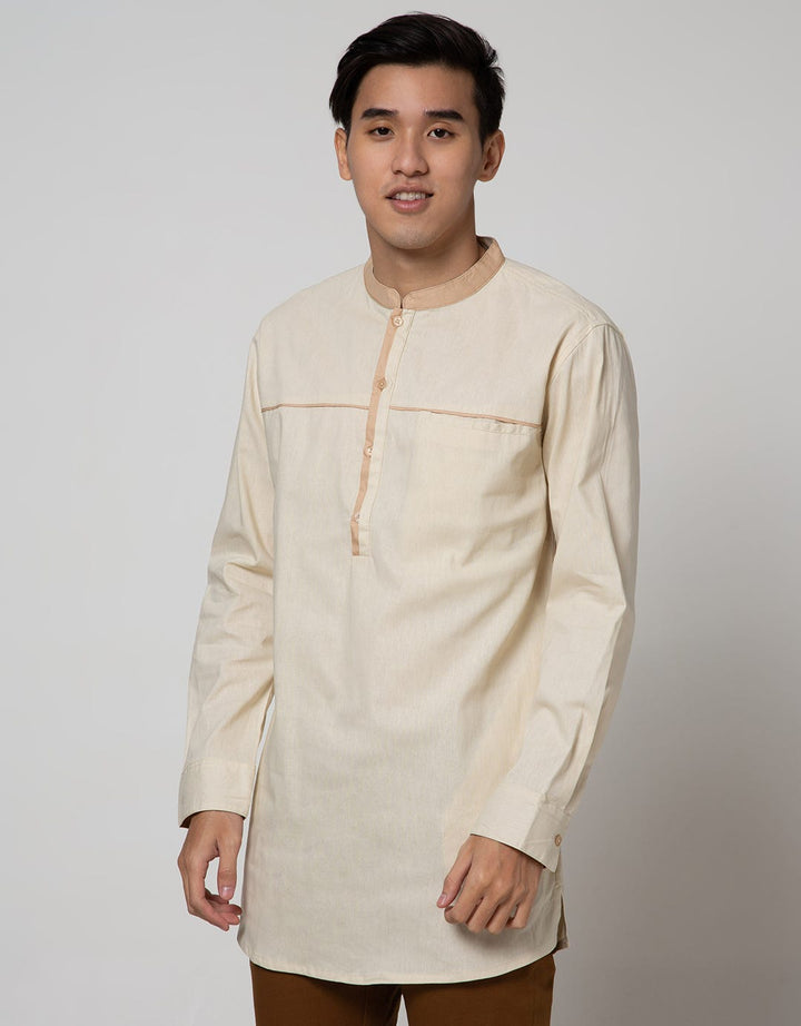 Details Long Sleeve Koko Gamis Linen