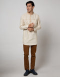 Details Long Sleeve Koko Gamis Linen
