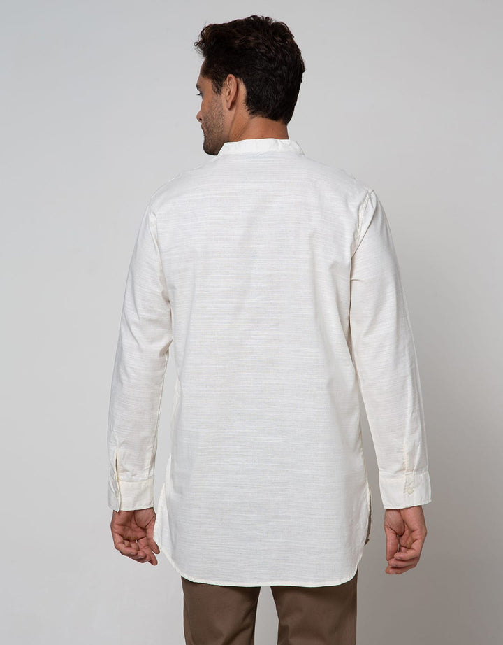 Details Long Sleeve Koko Gamis Slub Plain
