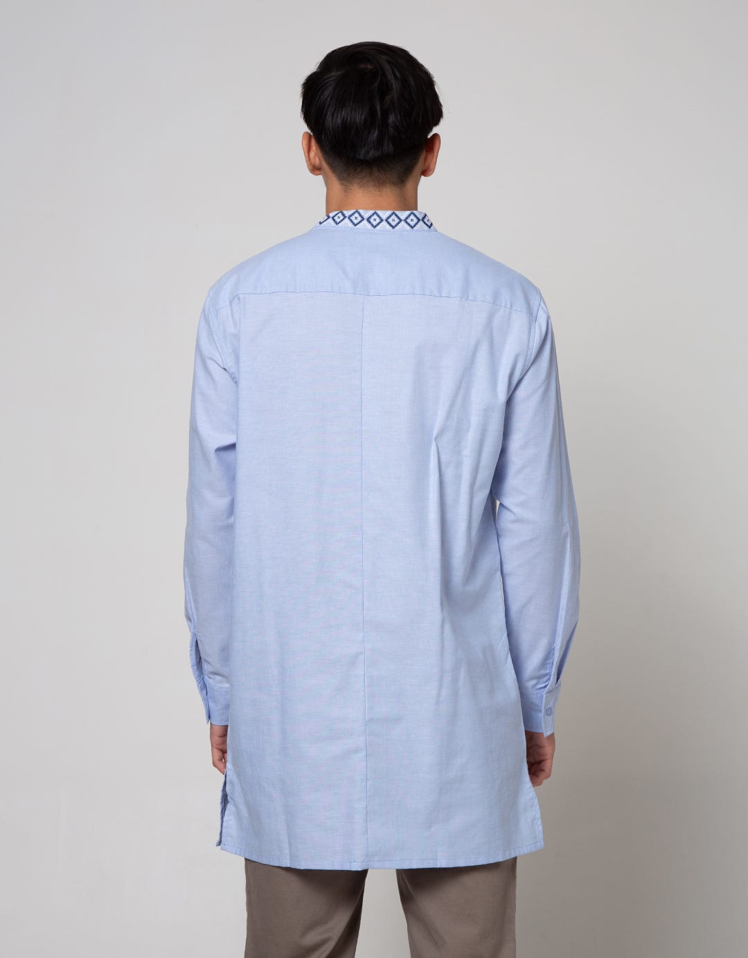Details Long Sleeve Koko Gamis Chambray