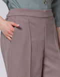 St. Yves Capri Pants Kulot Front Stitch Stretch