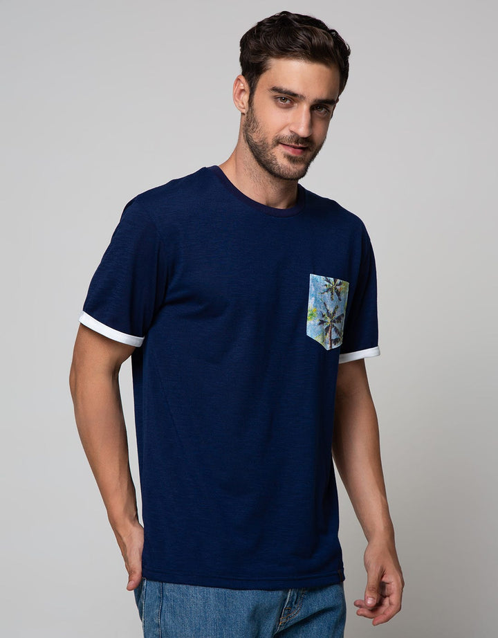 Details Short Sleeve T-Shirt Pocket Tee