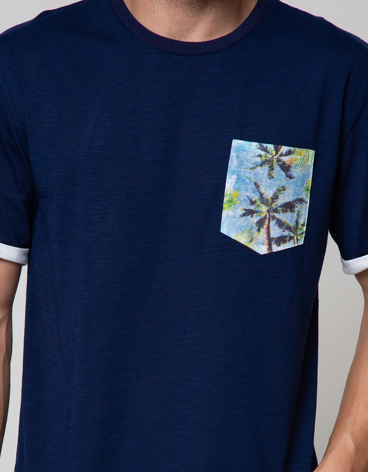 Details Short Sleeve T-Shirt Pocket Tee