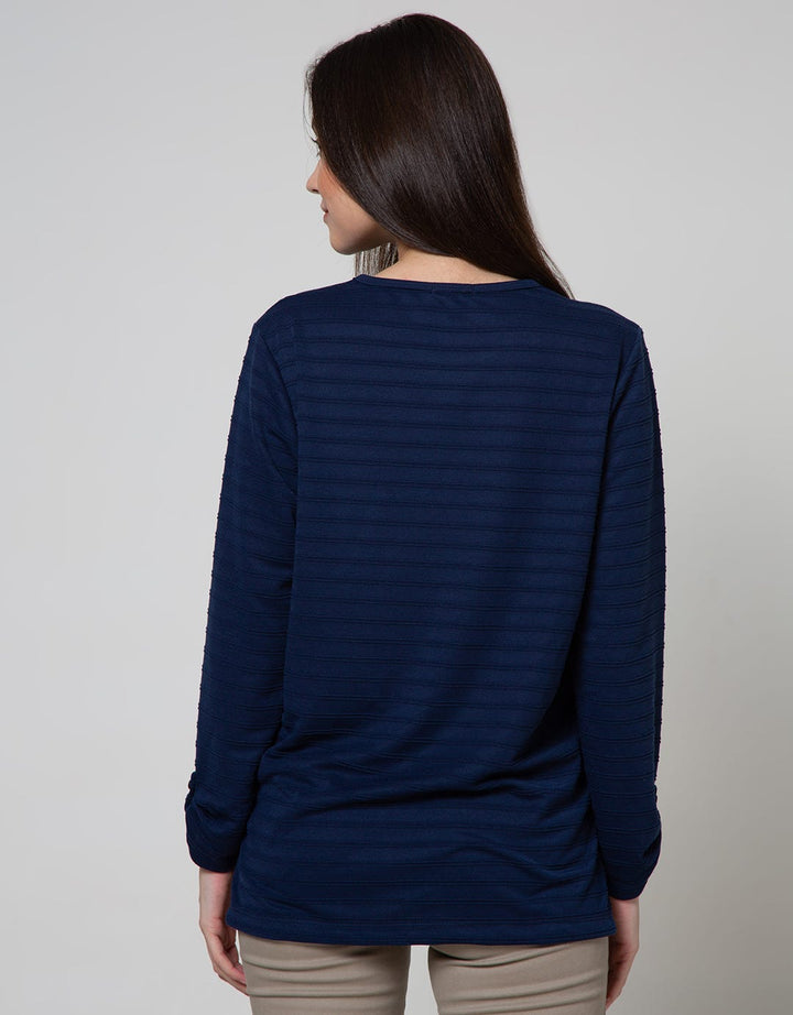 St. Yves Lengan Panjang  T-Shirt Knit Top