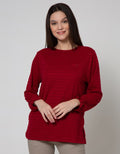 St. Yves Lengan Panjang  T-Shirt Knit Top