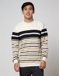 Details Sweatshirt Jumper Yarn Dye Stripe