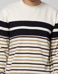 Details Sweatshirt Jumper Yarn Dye Stripe