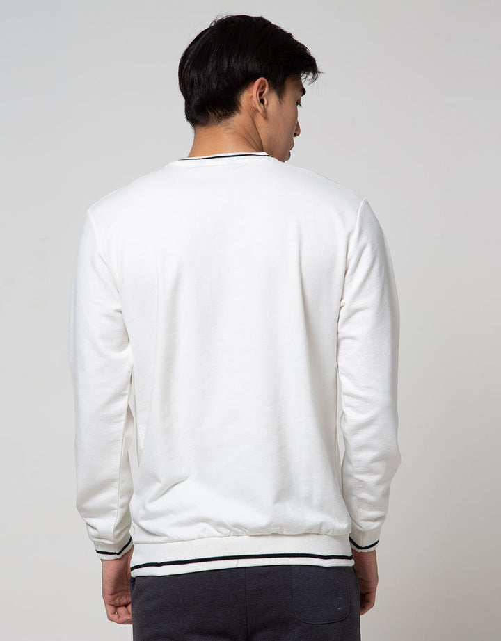 Details Sweatshirt Jumper Embroidery And List On Rib