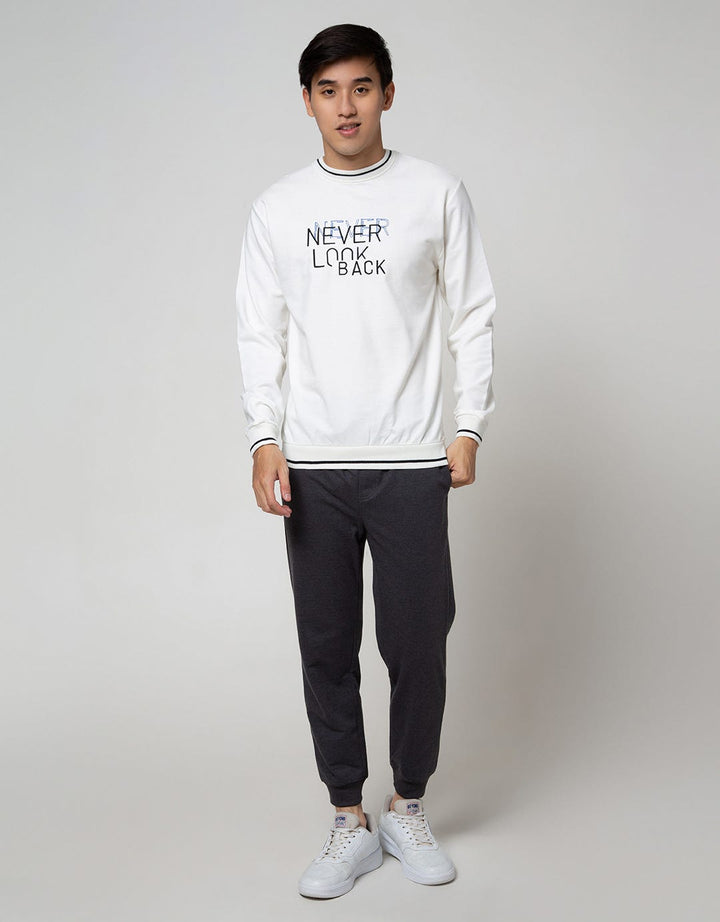 Details Sweatshirt Jumper Embroidery And List On Rib