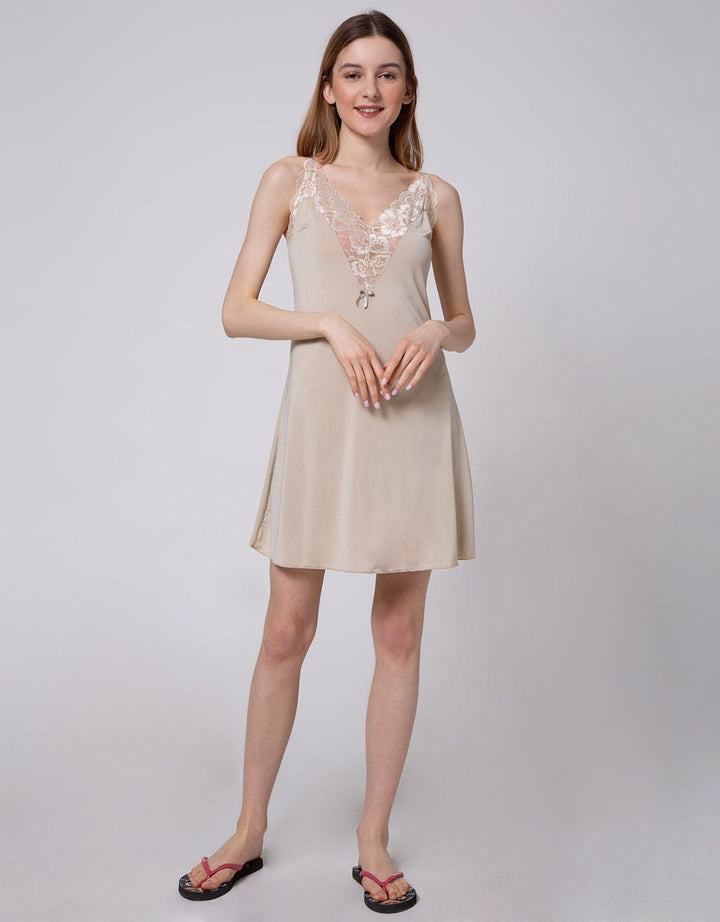 St. Yves Lingerie Lace Coffee
