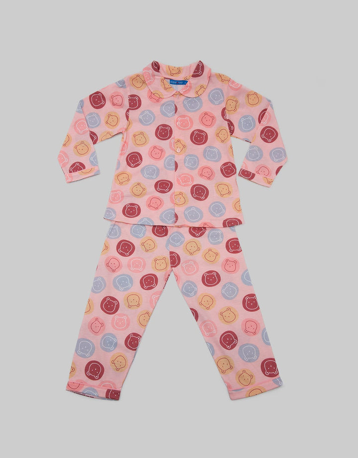 Kidz Too Top-Bottom Front Button Pajama Set