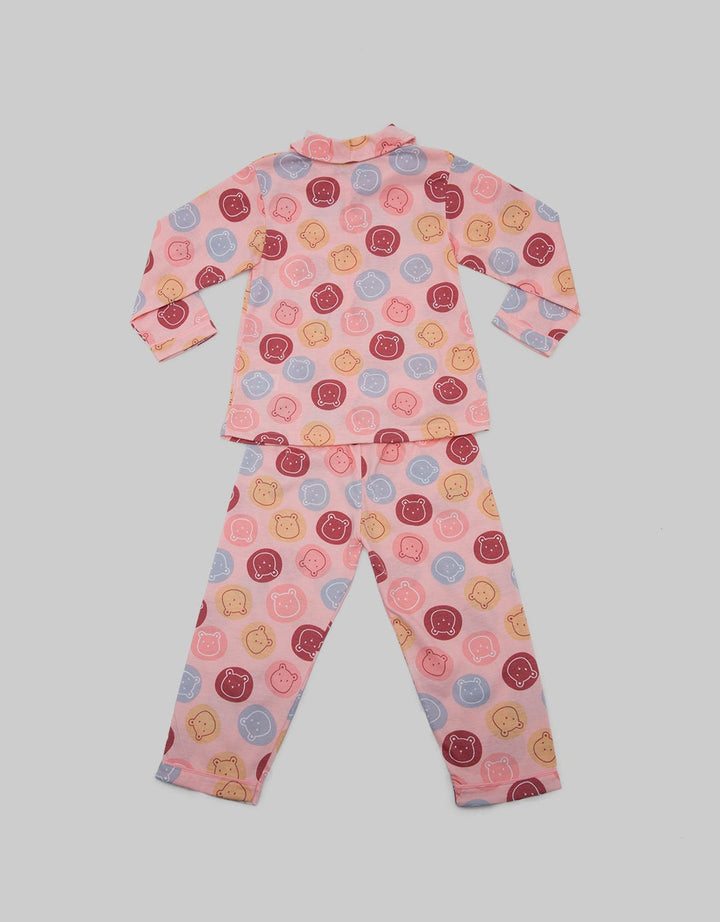 Kidz Too Top-Bottom Front Button Pajama Set