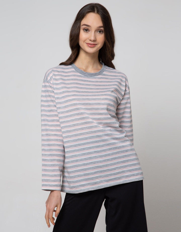 Connexion Long Sleeve T-Shirt Stripes Babyterry