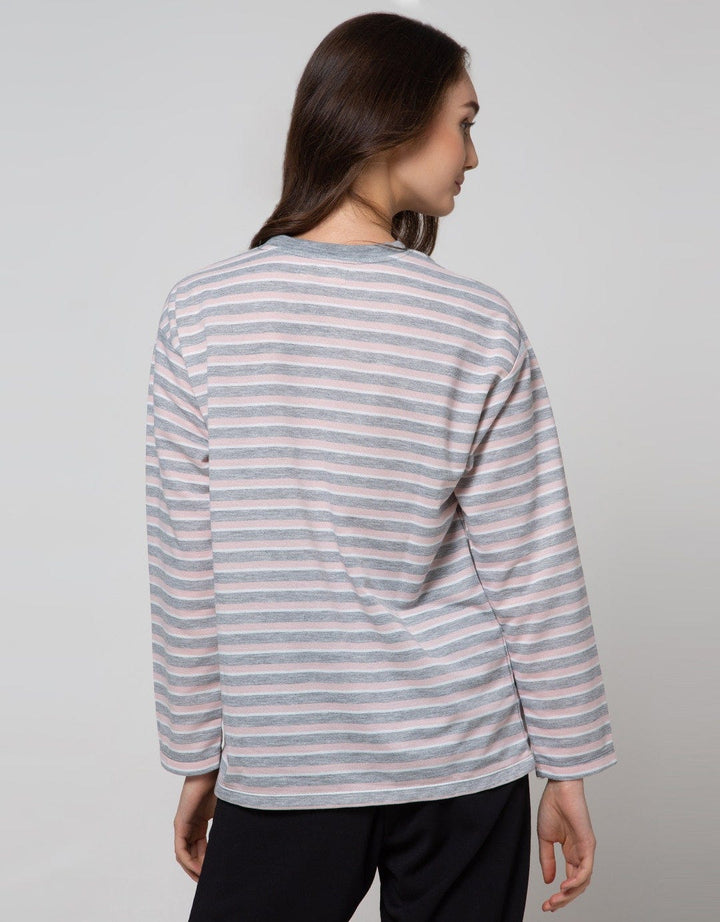 Connexion Long Sleeve T-Shirt Stripes Babyterry
