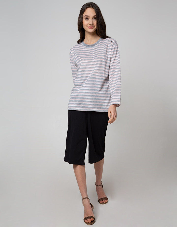 Connexion Long Sleeve T-Shirt Stripes Babyterry