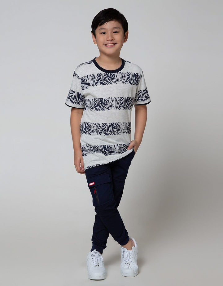 Nevada Short Sleeve T-Shirt Tropical Stripe