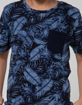 Nevada Short Sleeve T-Shirt Rotary Tropical With Pocket