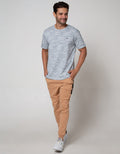 Cole Short Sleeve T-Shirt Tex Melange Slub