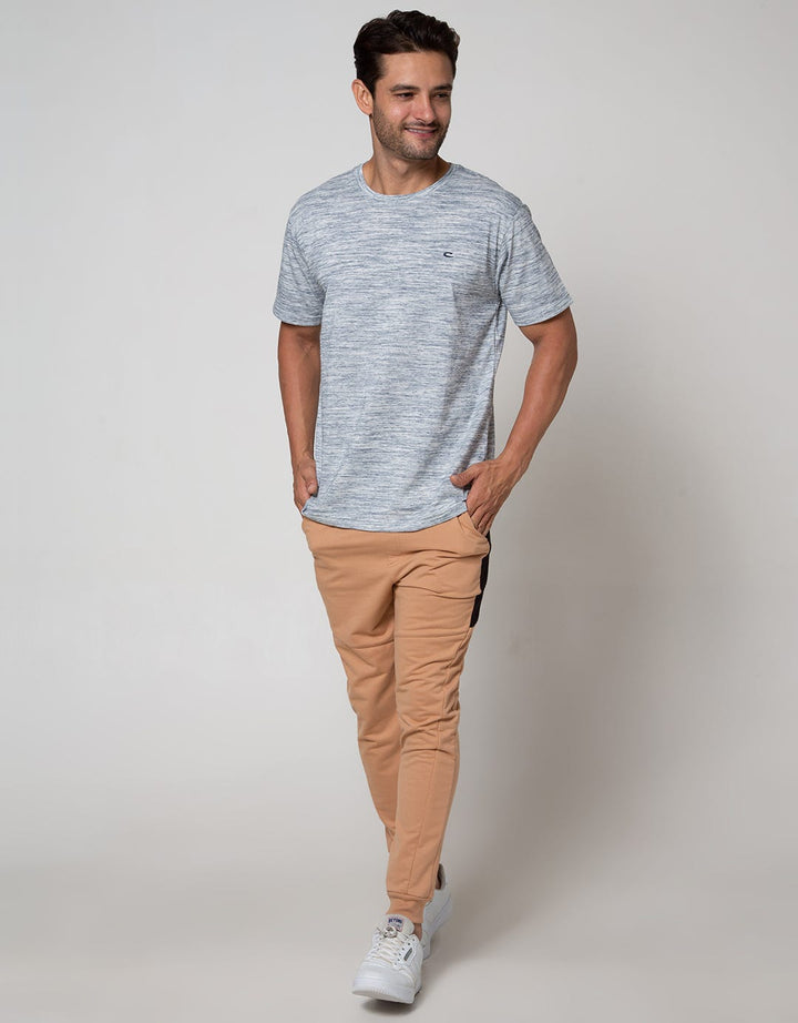 Cole Short Sleeve T-Shirt Tex Melange Slub