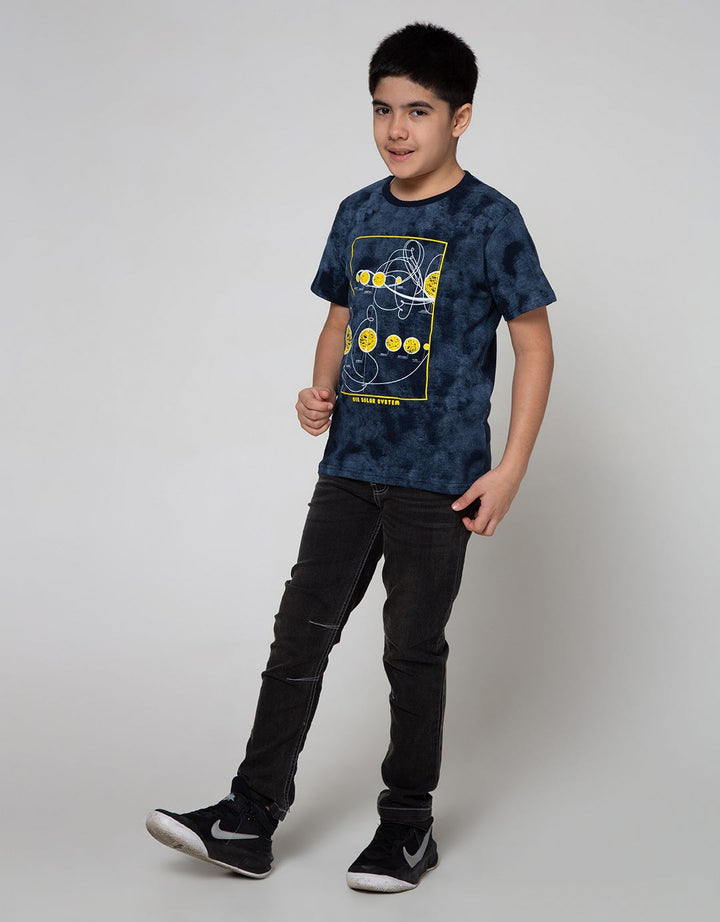 Aero Short Sleeve Tiedye Solar System
