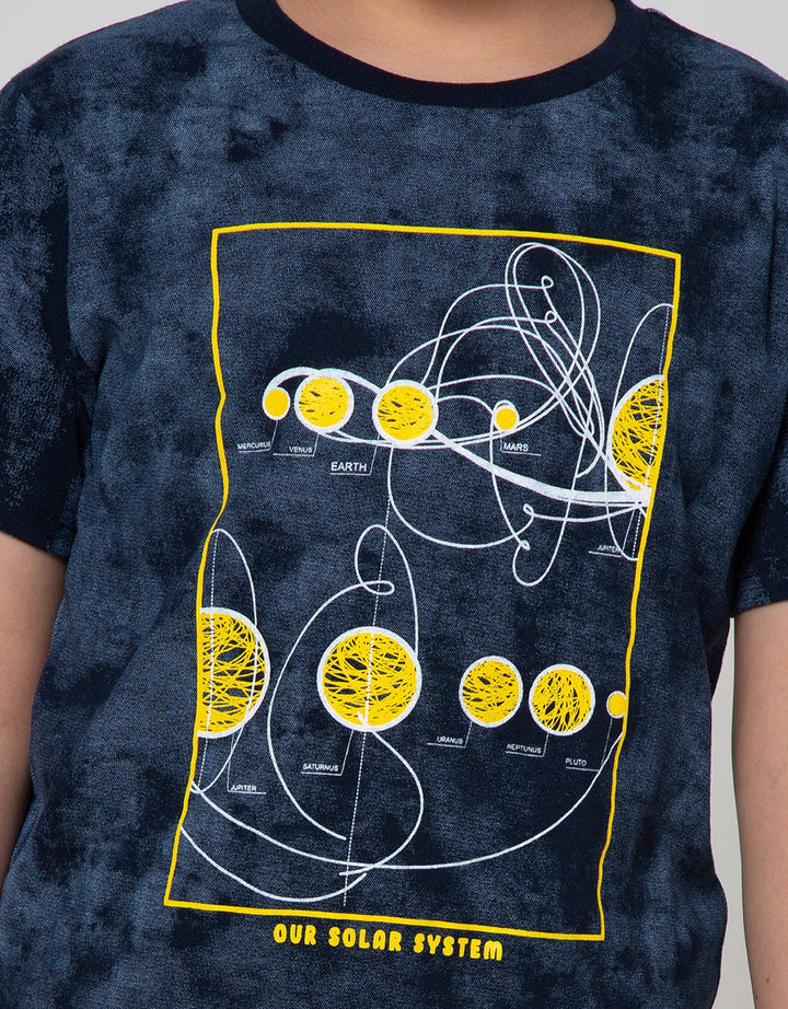 Aero Short Sleeve Tiedye Solar System
