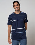 Cole Short Sleeve T-Shirt Stripe Fider With Highlight Neon