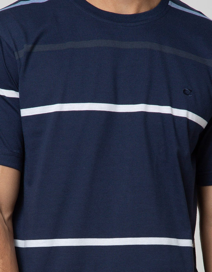 Cole Short Sleeve T-Shirt Stripe Fider With Highlight Neon
