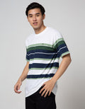 Cole Short Sleeve T-Shirt Eng Stripe Solid Top