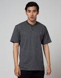Cole Short Sleeve T-Shirt Henley Stripe