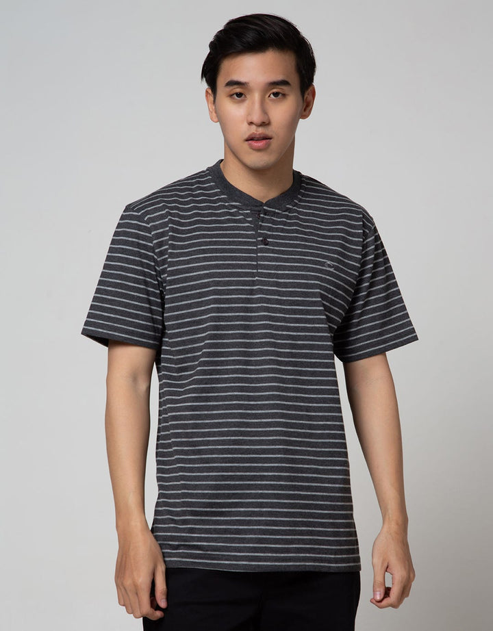 Cole Short Sleeve T-Shirt Henley Stripe