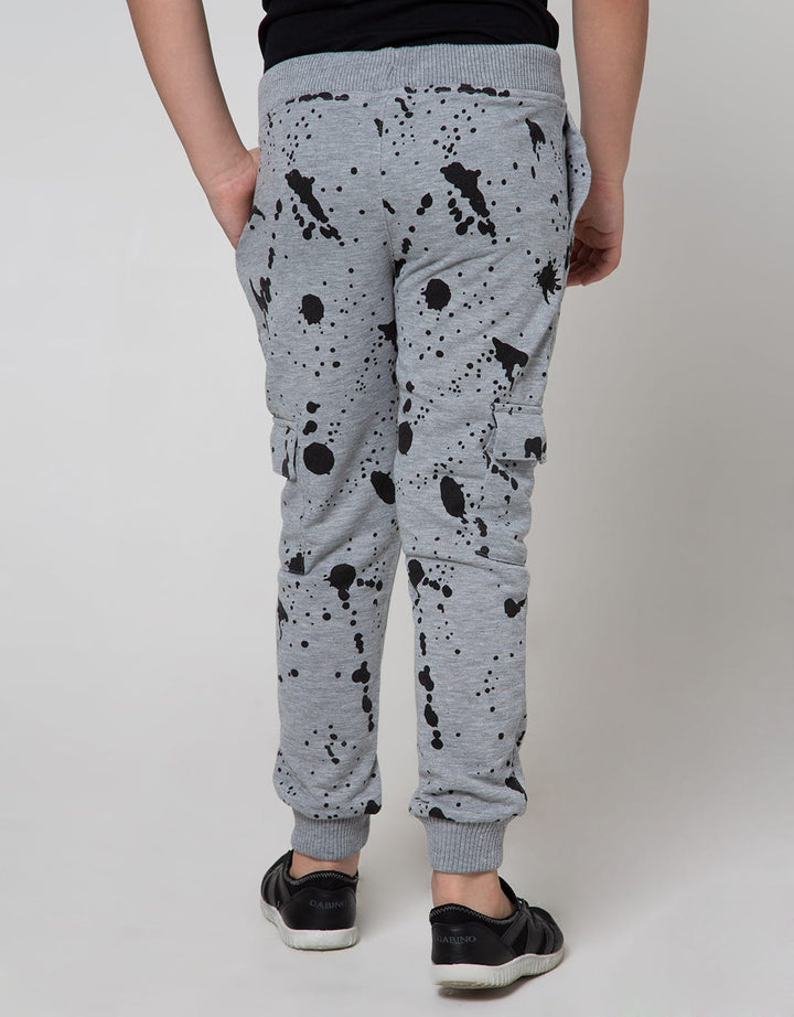 Aero Jogger Knitting Rib Splash 2 Pocket