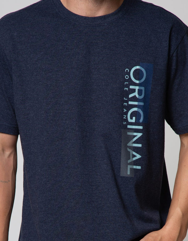 Cole Short Sleeve T-Shirt Print Vertical Original