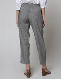 Details Long Pants Tapered W Shell Fabric Belt Gingham Patte