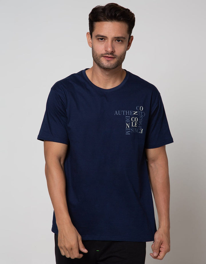 Cole Short Sleeve T-Shirt Print Authentic Scrabbel Pocket