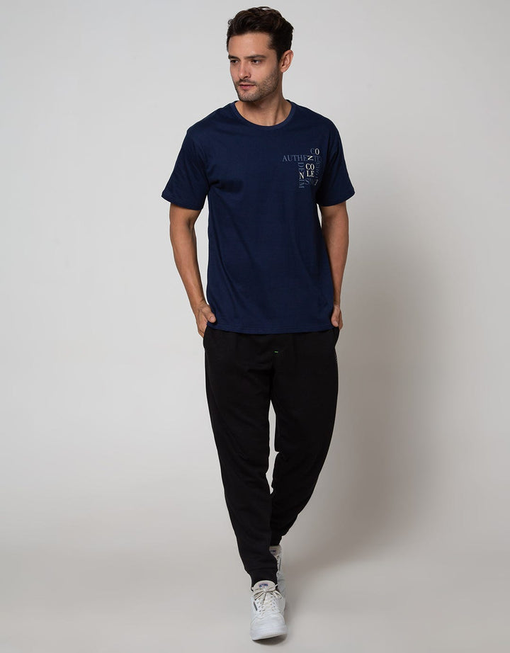 Cole Short Sleeve T-Shirt Print Authentic Scrabbel Pocket