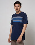 Cole Short Sleeve T-Shirt Print Stripe Chest Gradation
