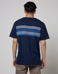 Cole Short Sleeve T-Shirt Print Stripe Chest Gradation