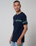 Cole Short Sleeve T-Shirt Print Stripe Chest & Sleeve